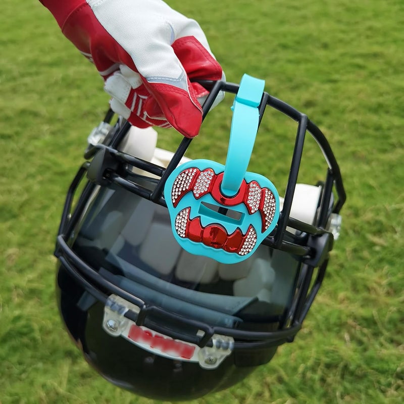 LeCool Football Mouth Guard with Connected Strap- 3D Beast Chrome Adult and Youth Mouth Guard-Mouth Piece for Sports for Maximum Air Flow and Teeth Protection - Image 4